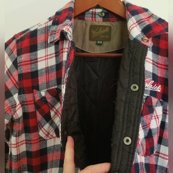 Woolrich Plaid Lined Shirt Jacket Size XXS - Picture 8 of 14